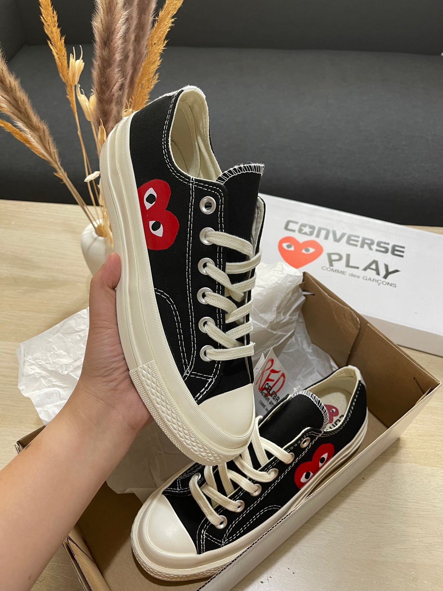 Comme des Garçons PLAY X Converse sneakers