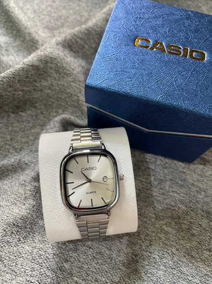Unisex Casio Vintage Watch Silver